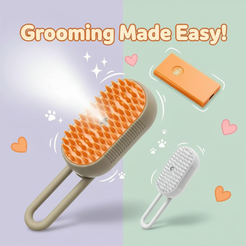 GentleSteam Pet Grooming Brush™